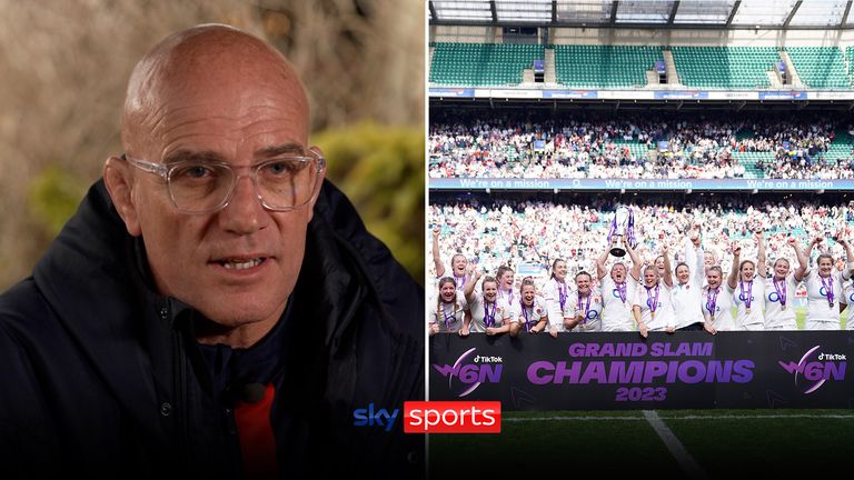 Sky Sports News&#39; James Cole spoke with England Women&#39;s head coach John Mitchell as the Red Roses bid to win a third successive Six Nations Grand Slam against France on Saturday.