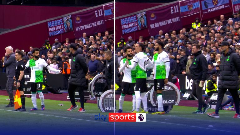 New footage: What happened with Salah and Klopp?
