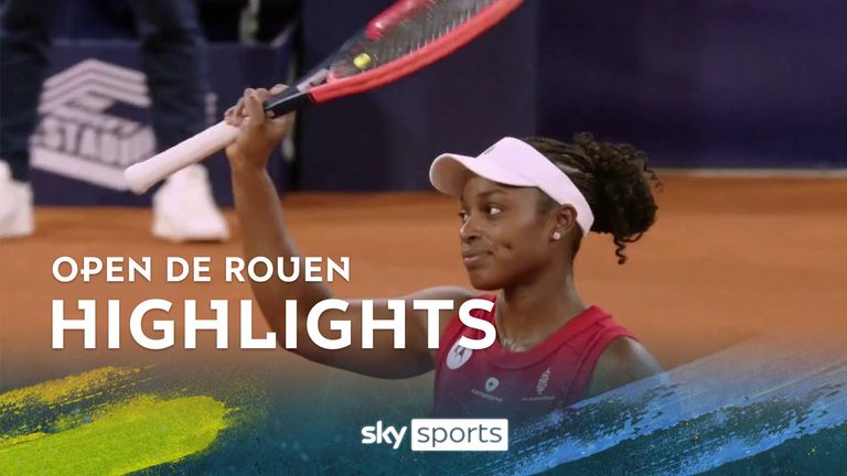 Highlights of the Stuttgart Open semi-final between Sloane Stephens and Caroline Garcia.