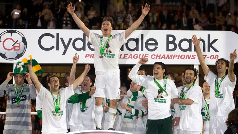 Celtic clinched the title in 2008