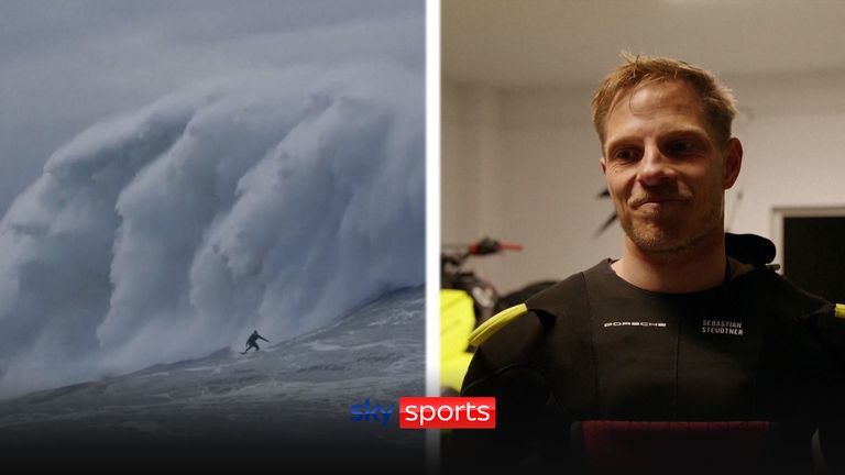 Surfing the unsurfable! | German surfer achieves world record wave!
