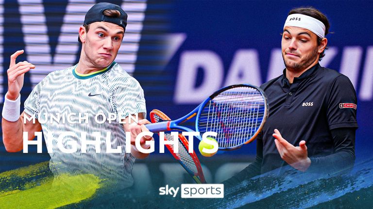 Highlights of the Munich Open quarter-final highlights between Jack Draper and Taylor Fitz. 
