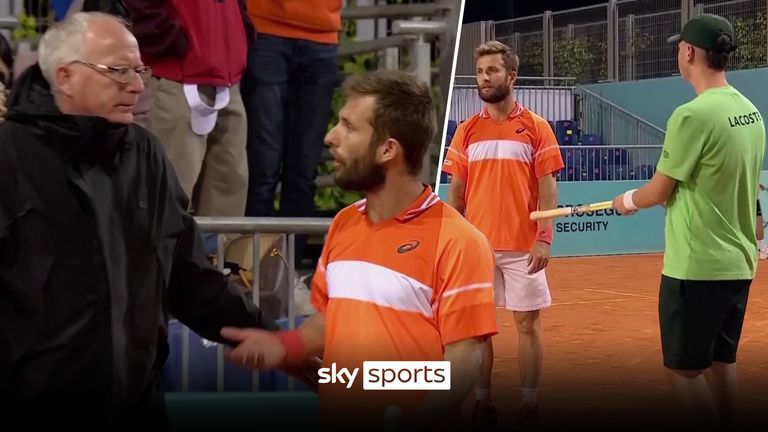 Corentin Moutet had a match to forget against Shang Juncheng at the Madrid Open after clashing with the umpire and fans.