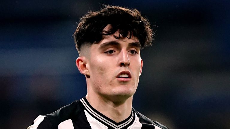 Newcastle United's Tino Livramento during the Premier League match at Stamford Bridge, London. Picture date: Monday March 11, 2024.