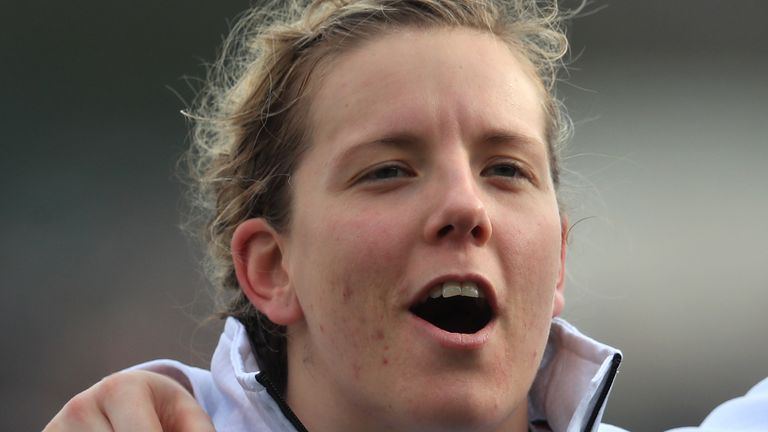 Vicki Cornborough has called time on her international career after giving birth last summer 