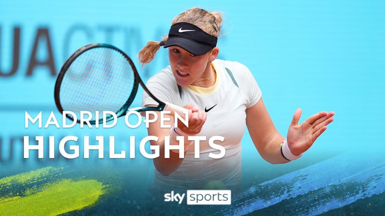 Highlights of the round 32 match between Marketa Vondrousova and Mirra Andreeva at the Madrid Open. 