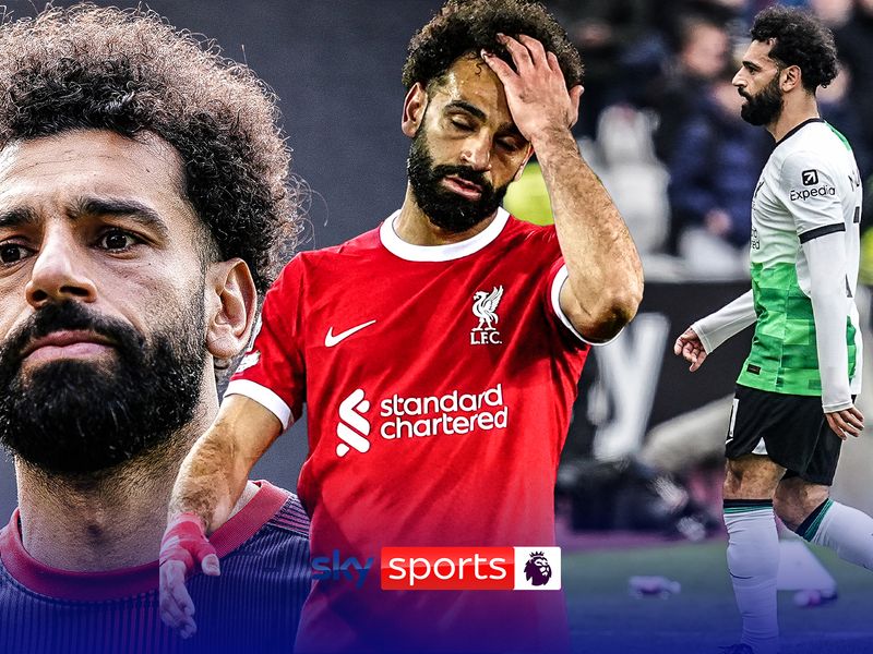 Gary Neville believes Mohamed Salah has 'hit a brick wall' at the club