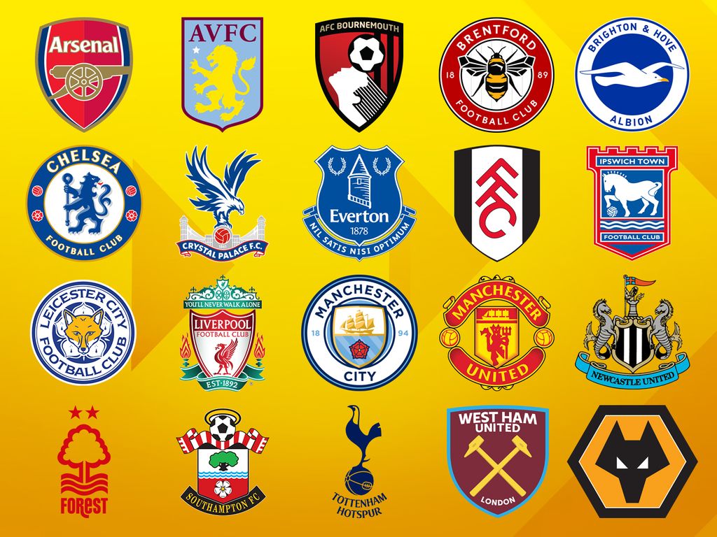All Premier League Soccer Team Logos 2024 25 Premier League Team All Premier League Soccer Team Logos 2024 25 Premier League Team