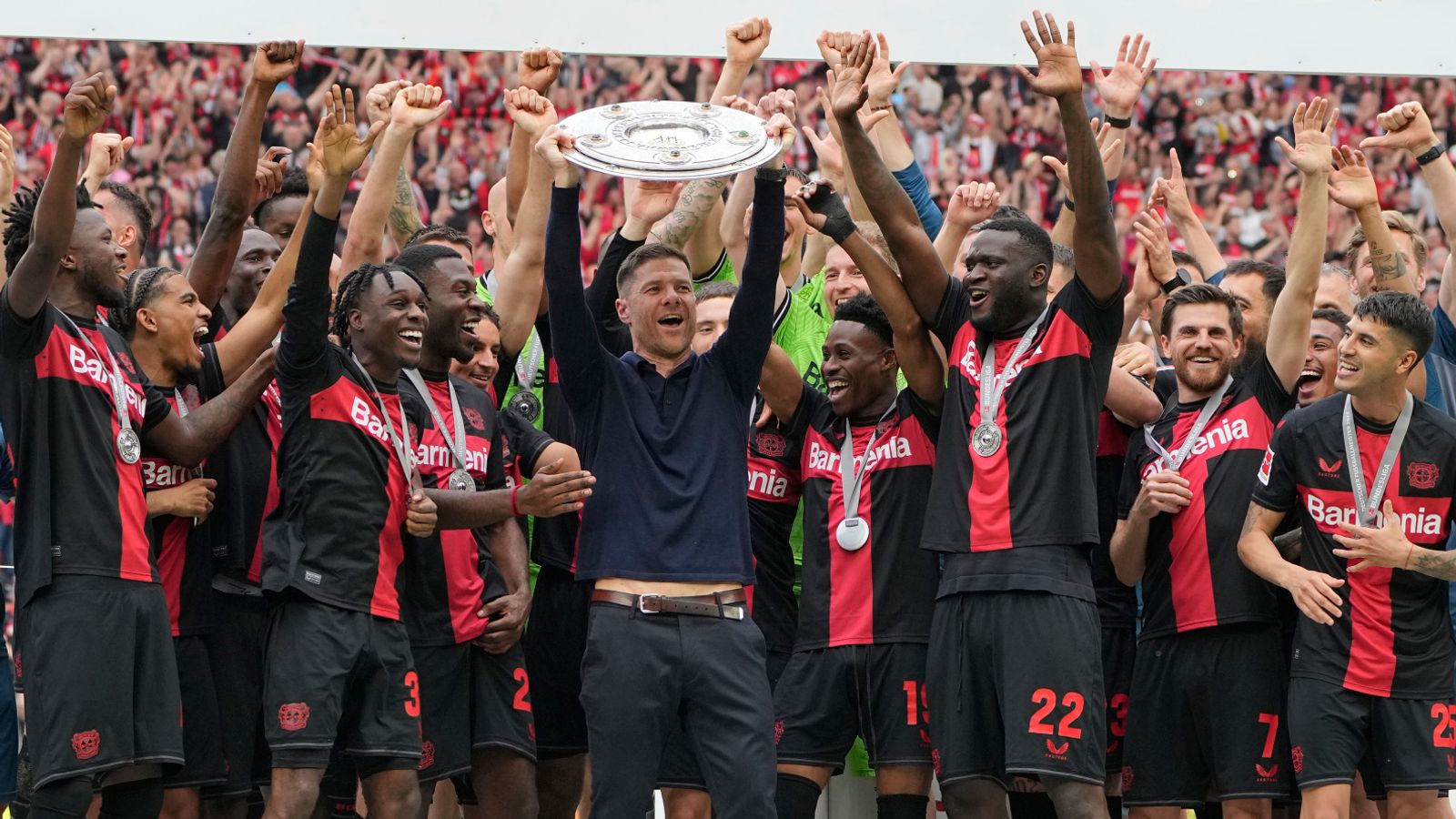 Bayer Leverkusen 2-1 Augsburg: Xabi Alonso’s champions complete unbeaten Bundesliga season