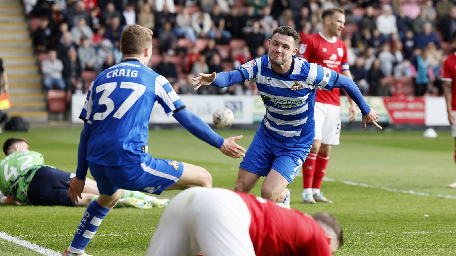 Crewe Alexandra 0-2 Doncaster Rovers: Luke Molyneux and Harrison ...