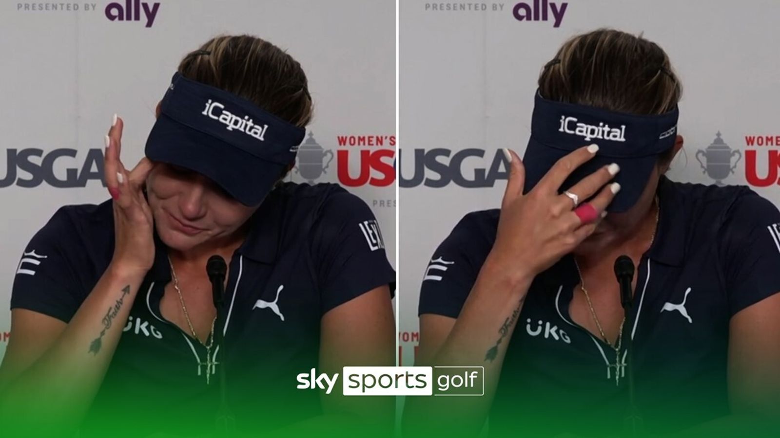 Lexi Thompson breaks down in tears as she announces retirement | Golf ...