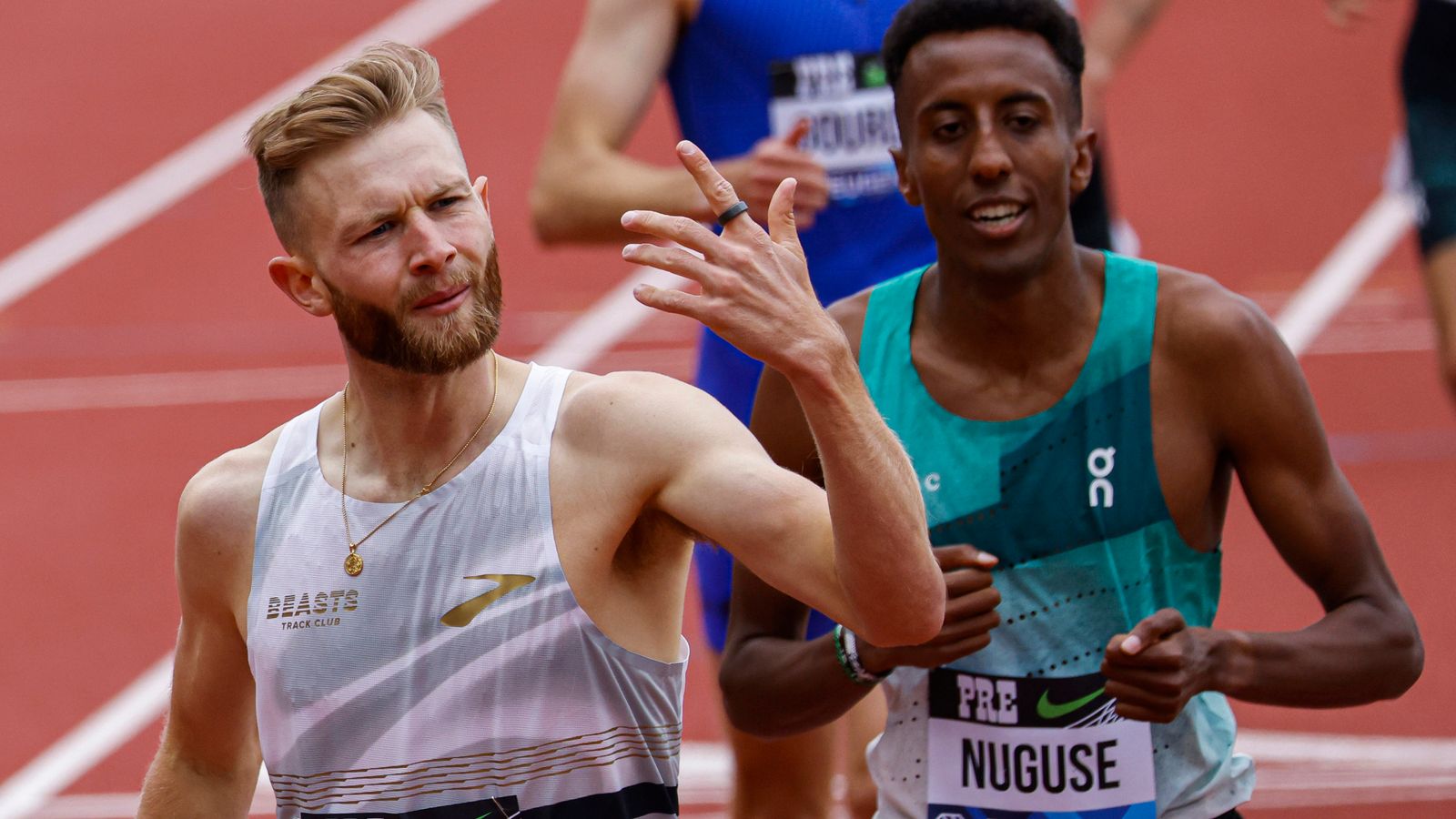 Josh Kerr smashes 39-year-old British mile record as Olympic rival
