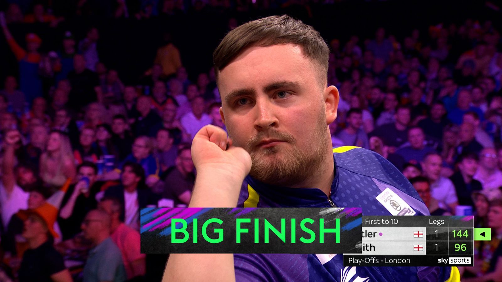 Luke Littler takes out 144 checkout in play-off semi-final | Darts News ...