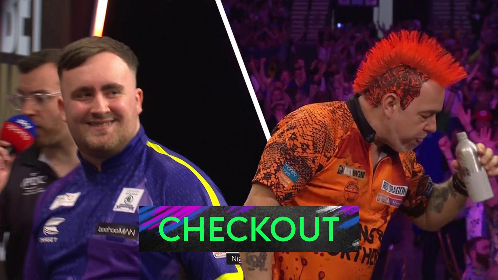 'Breathtaking!' | Wright SPITS drink out after ridiculous Littler triple tops finish!