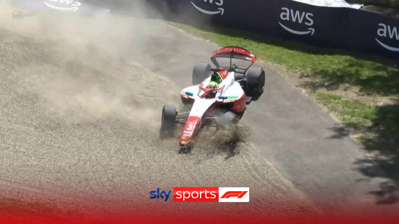 Huge Bearman crash causes F2 red flag shortly before F1 practice for ...