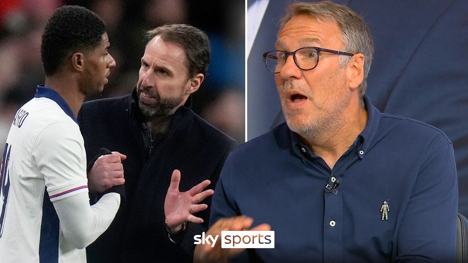 Paul Merson 'shocked' by Marcus Rashford omission from Gareth Southgate