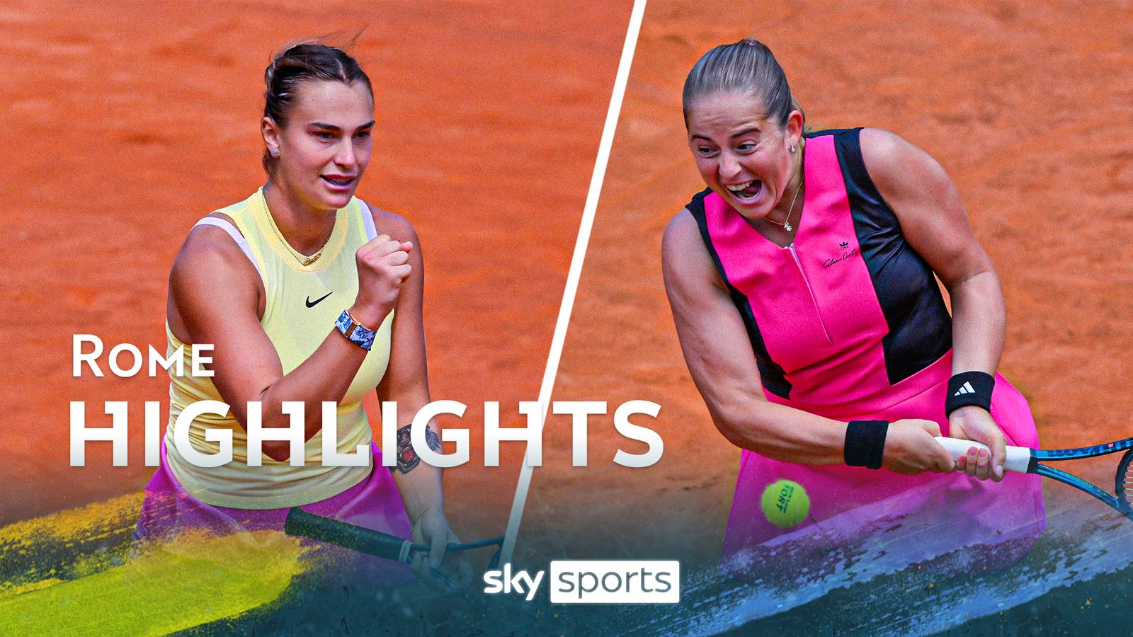 Jelena Ostapenko vs.Aryna Sabalenka | Italian Open highlights | Tennis
