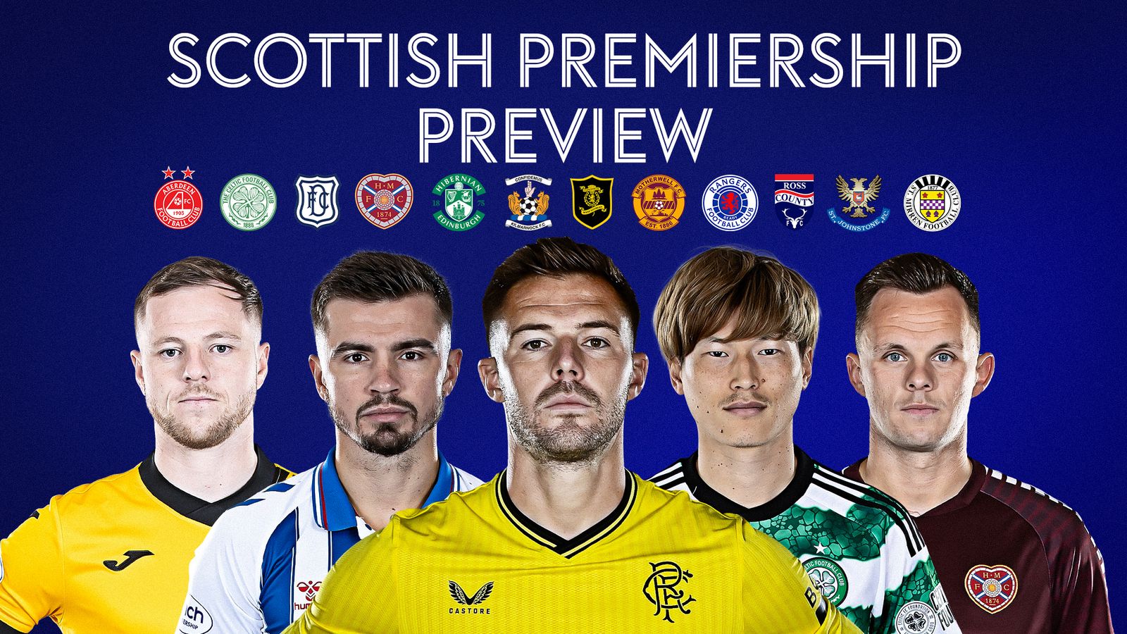 Scottish Premiership: Rangers host Kilmarnock on Sky, Celtic face Hearts in title race; Livingston at Motherwell in bid to stay up