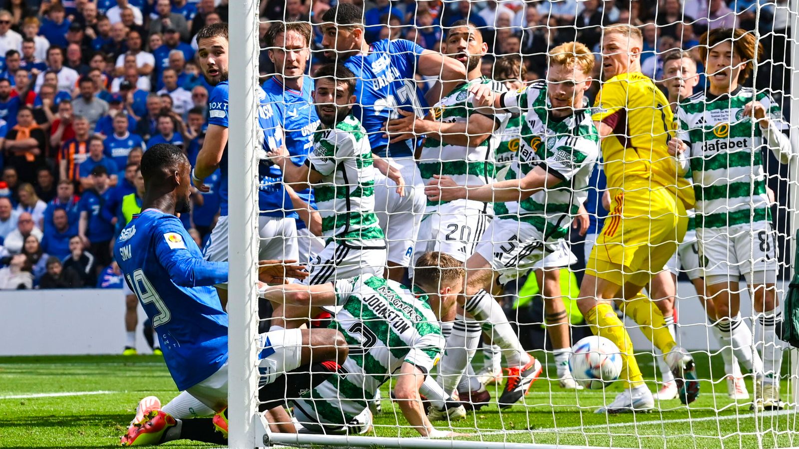 Philippe Clement says Rangers’ disallowed goal a ‘grey area’ after Scottish Cup final defeat to Celtic