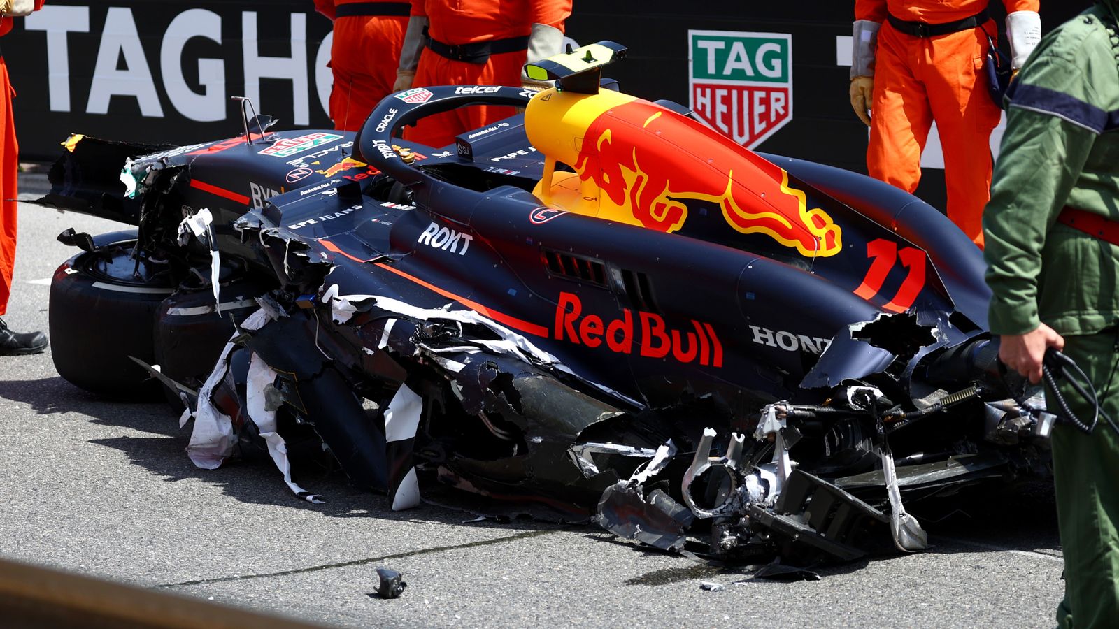 Monaco Grand Prix: Sergio Perez, Kevin Magnussen blame each other for first-lap crash which caused red flag