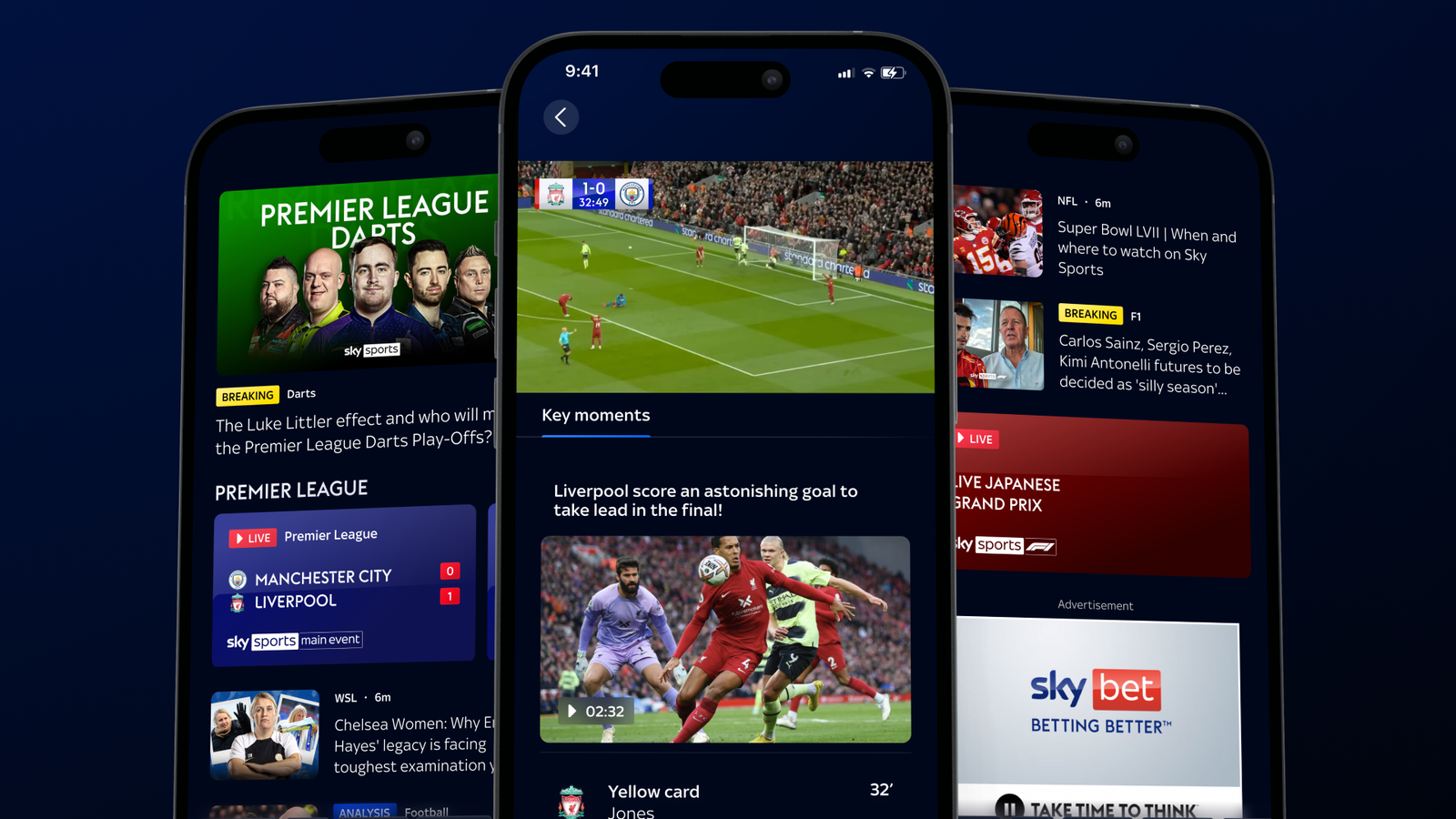 Download the Sky Sports app: Free Premier League highlights, F1 race ...