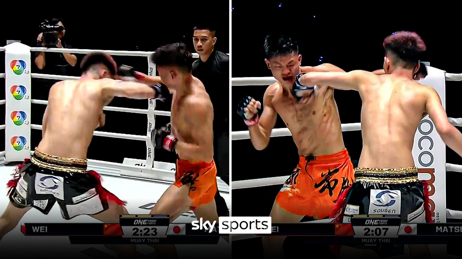 Wei Ziqin and Riamu Matsumoto start throwing haymakers! WWE News