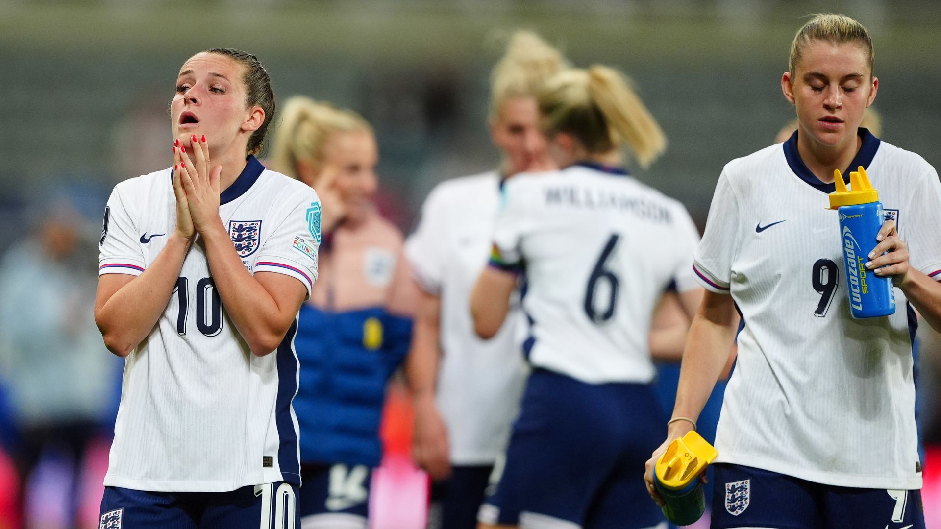England slip out of Euro 2025 qualification spots as France win