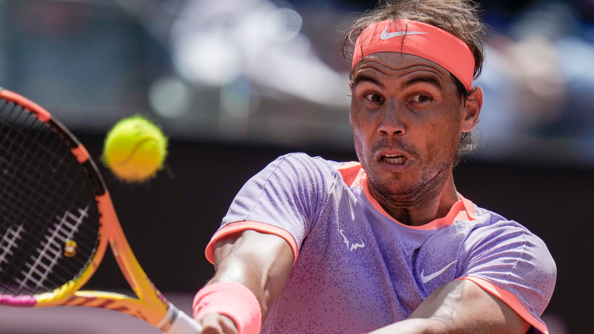 Italian Open LIVE! Nadal turning screw in deciding set vs Bergs