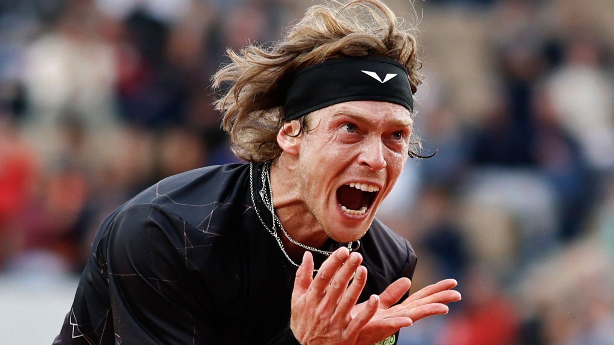 French Open: Andrey Rublev rages in shock defeat as Jannik Sinner ...