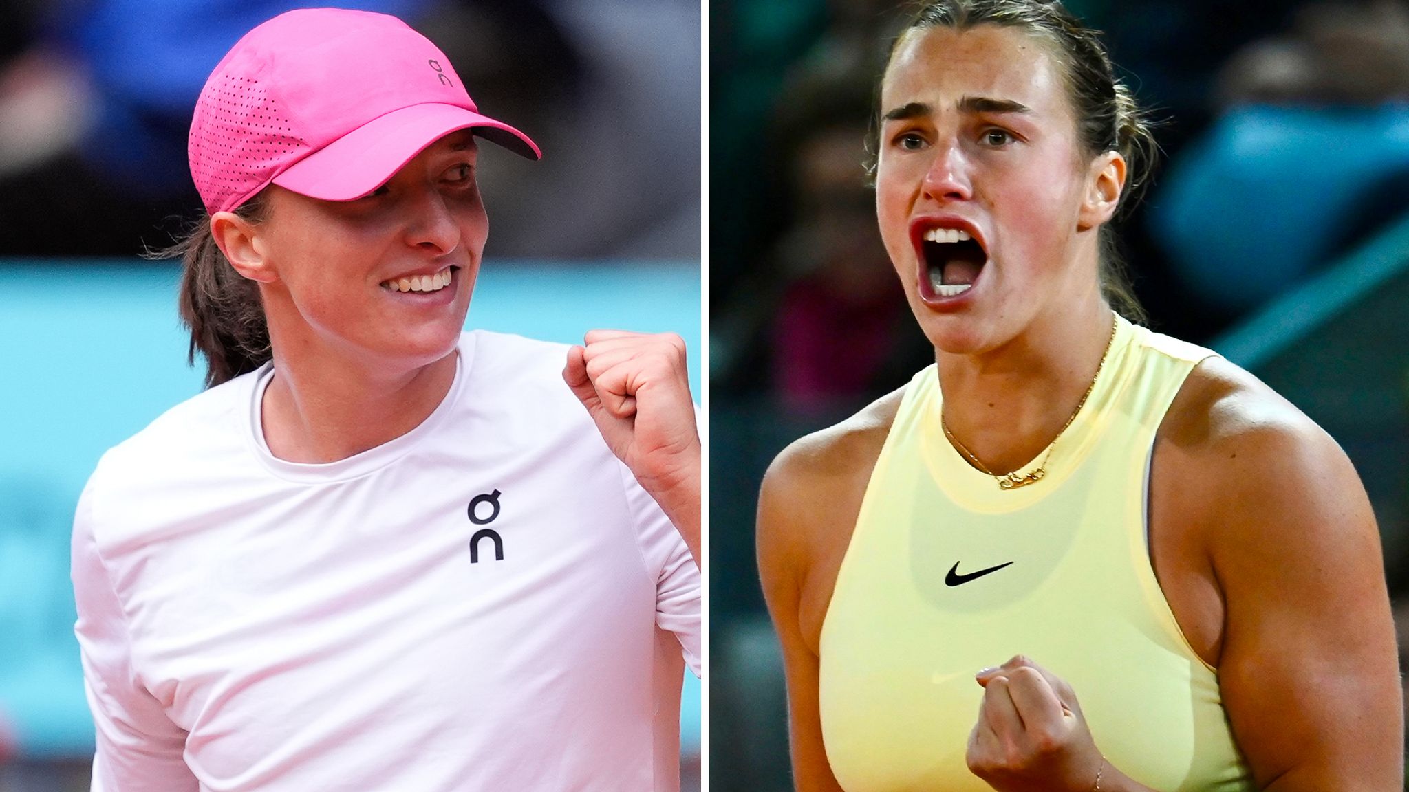 Iga Swiatek and Aryna Sabalenka ready for blockbuster rematch in  Internazionali BNL d'Italia final | Tennis News | Sky Sports