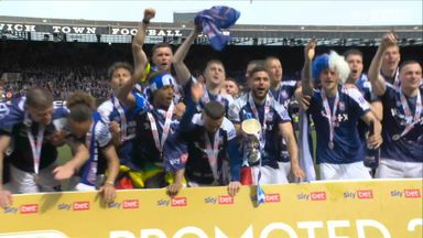 Ipswich celebrate promotion to Premier League