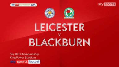 Leicester 0-2 Blackburn