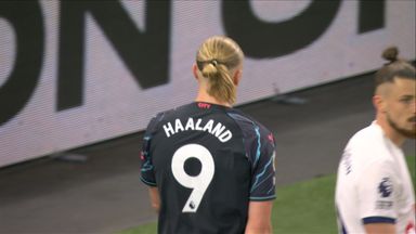 Goal E Haaland (51) Tottenham 0 - 1 Manchester City