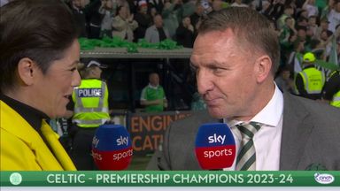 'It's why I came back!' | Rodgers celebrates title win