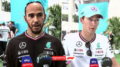 Hamilton admits tyre struggles | Russell: We're a big step behind