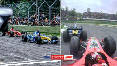 Schumacher vs Alonso's epic duel in Imola 2005