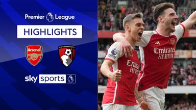 Arsenal continue title charge with dominant win over Bournemouth
