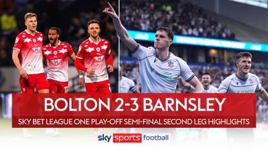 Bolton 2-3 Barnsley (Agg: 5-4)