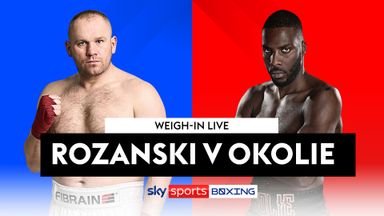 Rozanski v Okolie weigh-in LIVE!