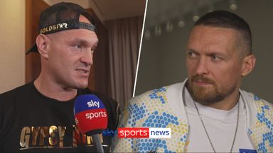 'Best man will win on the night' | Fury and Usyk fired up for champion clash