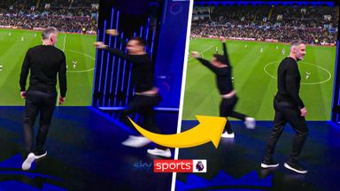 Celebration of the season? | Neville goes wild after Villa's late equaliser!