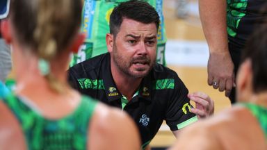Dan Ryan had a difficult spell in charge of Adelaide Thunderbirds in 2019 with 27 straight losses