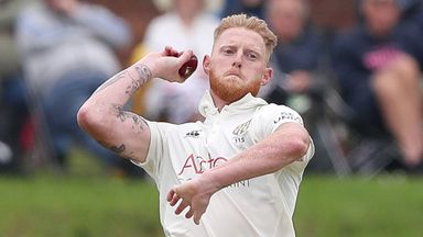 England captain Ben Stokes has taken seven wickets for Durham against Lancashire on his return to County Championship action