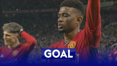 Amad's first PL goal puts Man Utd back in front!