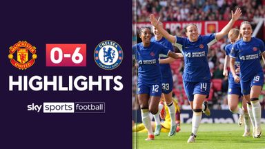 Chelsea demolish Man Utd to seal fifth back-to-back WSL title