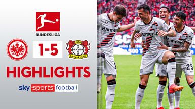 FIVE different Leverkusen scorers in Frankfurt thrashing!