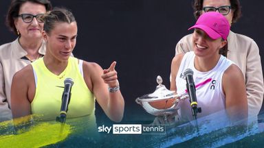 Sabalenka: I'll get you in Roland Garros, Iga! | Swiatek: We'll see!