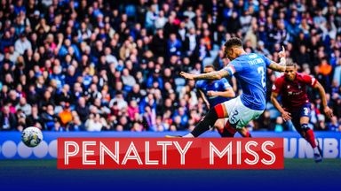Tavernier misses pen and chance to draw Rangers level