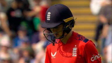 Jones wicket falls in her 100th T20 for England