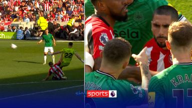 Maupay sparks scuffle in final Brentford appearance!
